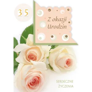 Kartka urodzinowa wycinana Pol-Mak z możliwością ustawienia cyfr B6 (B6S_URPA)