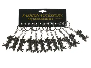 Brelok lokomotywa metalowa, karta 12szt. Adar (583047)