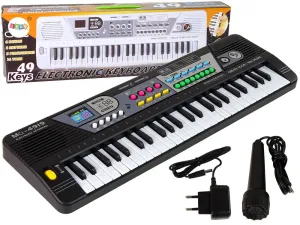 Organy Keyboard MQ4919 Mikrofon Organki 49 Klawiszy Lean (14615)