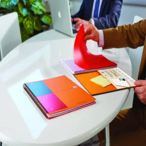 Kołozeszyt (kołobrulion) Oxford International A4+ 80k. 80g linia/tagi 248mm x 297mm (100102994)