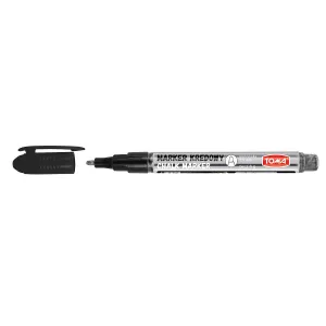 Marker specjalistyczny Toma kredowy, srebrny 1,5mm okrągła/ścięta końcówka