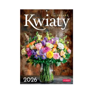 Kalendarz ścienny A4 KWIATY A4 x 300mm Press (5904830713466)
