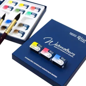 Farba akrylowa w kostkach kolor: mix 12ml Rosa