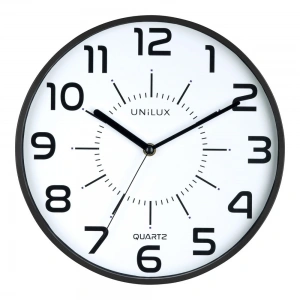 Zegar ścienny Unilux Pop czarny (400094281)