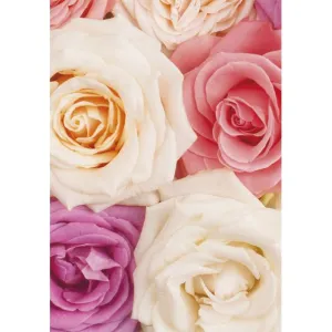 Bileciki do upominków, prezentów, kwiatów Pol-Mak 55 x 77 mm mix wzorów