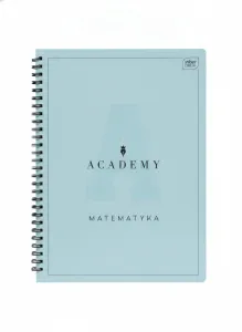 Zeszyt tematyczny A4 ACADEMY Hybrid matematyka 60k. 90g krata Interdruk (ZE60#MATACAH))