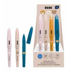 Długopis wymazywalny FRIENDS wkład niebieski 0,7mm Bebe (profilowany)