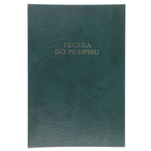 Teczka do podpisu Barbara A4 - zielony 12k. (1822213)