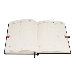 Kalendarz książkowy (terminarz) 2026 FORMALIZM TDW A5 Antra (CZARNY)