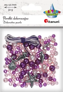 Perełki Craft-Fun Series zestaw do zrobienia biżuterii Titanum (BR23BR230008-pink)