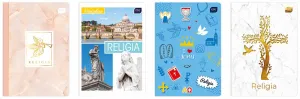 Zeszyt tematyczny A5 RELIGIA 60k. 70g krata Interdruk (ZE60KFR)