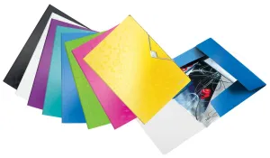 Teczka plastikowa na gumkę Leitz Wow A4 kolor: fioletowy (45990062)