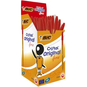 Długopis Bic CRISTAL FINE CZERWONY (872720)