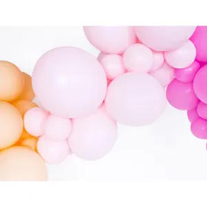 Balon gumowy Pastel Soft Pink (1 op. / 100 szt.) różowy 230mm Partydeco (10P-454)