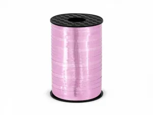 Wstążka Partydeco plastikowa różowy 5mm 225m (PRM5-081)