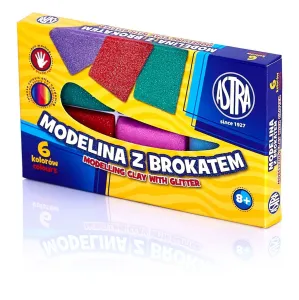Modelina 6 kol. brokatowa Astra (304109001)