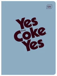 Zeszyt HYBRID COCA COLA A5 60k. 70g linia Interdruk