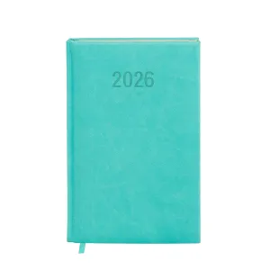 Kalendarz książkowy (terminarz) 2026 COLOROFIX TDW A6 Antra (TURKUSOWY)