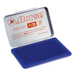 Poduszka do stempli Nr 3 niebieska [mm:] 90x51 Horse (140-1028)