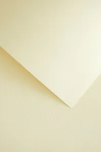 Papier ozdobny (wizytówkowy) len A4 kremowy 220g Galeria Papieru (201832)
