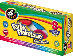 Farby plakatowe kolor: mix 20ml 8 kolor. As (83412900)