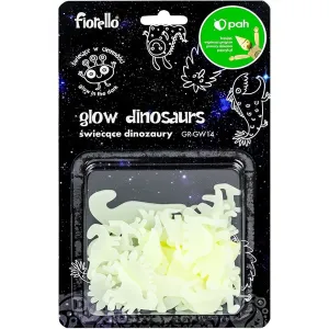 Naklejka ścienna Fluorescencyjna 24 szt dinozaury Fiorello (170-2810)