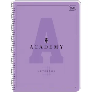 Kołozeszyt (kołonotatnik) A4+ ACADEMY Hybry 80k. 90g krata Interdruk