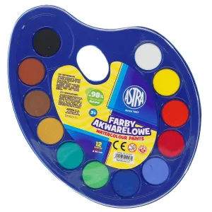 Farby akwarelowe 12 kolor. Astra