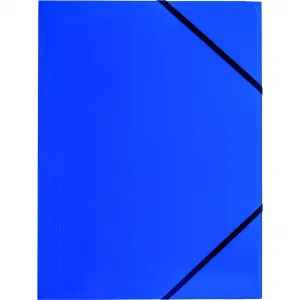 Teczka kartonowa na gumkę Tetis A4 kolor: niebieski 320mm x 240mm (BT600-N)