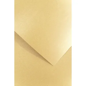 Papier ozdobny (wizytówkowy) A4 millenium złoty złoty 180g Galeria Papieru (200772)