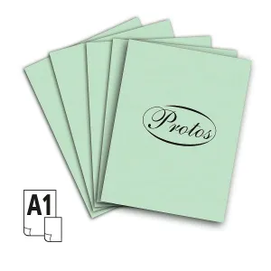Brystol A1 seledynowy 160-180g 20k [mm:] 610x860 Protos