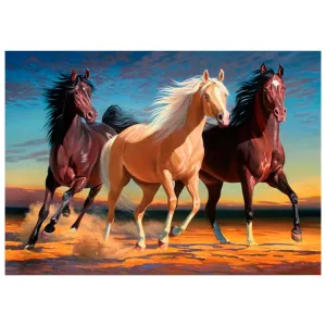 Zestaw kreatywny Diamentowa mozaika 30x40cm Konie 1 Flamingo Line (TMR24667)