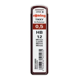 Wkład do ołówka (grafit) HB 0,5mm Rotring (S0312650)