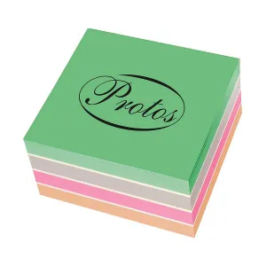 Kostka papierowa Protos - różne 83mm x 83mm x 40mm