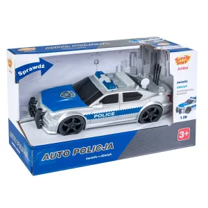 Samochód  policyjny Anek światło i dźwięk (SP83987)