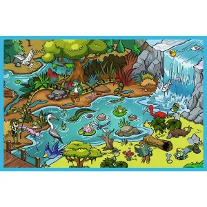 Puzzle Trefliki W krainie zwierząt 2x70 el. Trefl (34445)