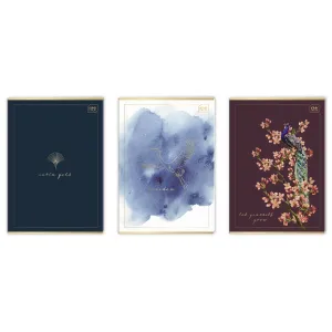 Zeszyt Metalic Satin Gold 70g 5902277341686 A4 80k. 70g krata Bebe (A4 80K #)