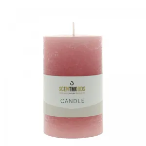 Świeca pieńkowa 6,3X10cm w kolorze Coral śr. 60mm Pavoncella (8720935401384)