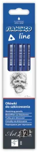 Ołówek w kartonowym pudełku B Flamingo Line