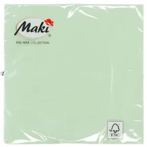 Serwetki Pol-mak - zielona 330mm x 330mm (0019)