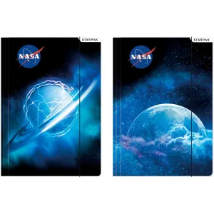 Teczka kartonowa na gumkę Starpak Nasa A4 kolor: mix (491059)