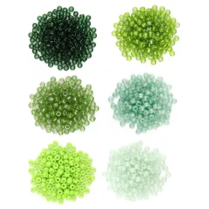 Koraliki kreatywne Craft-Fun Series tonacja zielona Titanum (25BR011)