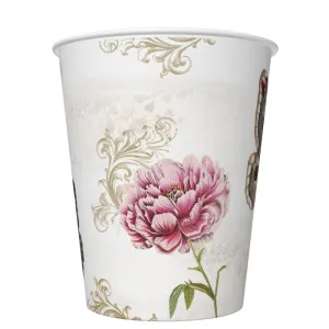Kubek jednorazowy daisy papier 250ml Pol-mak (01)