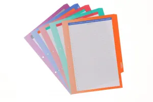 Przekładka alfabetyczna do akt osobowych ABCDE A4 biała a-z Resta (44183)