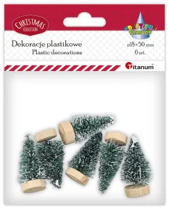 Ozdoba świąteczna Craft-Fun Series miniaturowa choinka Titanum (DIY-CH-12(7))
