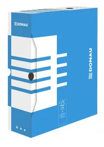Pudło archiwizacyjne Donau A4 - niebieski 100mm x 340mm x 297mm (7661301FSC-10)