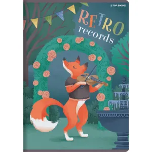 Zeszyt BOOKWORM/RETRO A5 16k. 70g kratka Top 2000 (400169369)