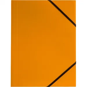 Teczka kartonowa na gumkę Tetis A4 kolor: pomarańczowy 350g 320mm x 240mm (BT600-P)