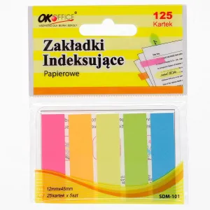 Zakładka indeksująca Okoffice 125k 12mm x 45mm (SDM-101)