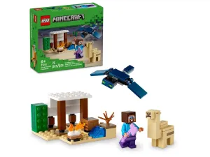 Klocki konstrukcyjne Minecraft Pustynna wyprawa Steve’a Lego (21251)